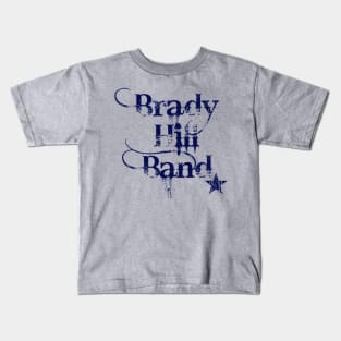 Brady Hill Band Navy Logo 1 Kids T-Shirt